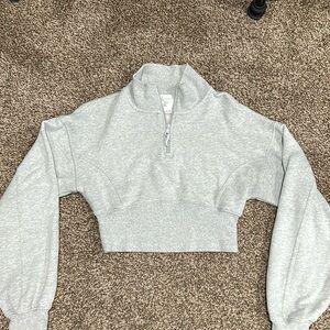 Aerie Cropped Quarter Zip